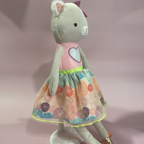 B Softies Maison Battat 15" Kitty Cat Ballerina Plush 2019 Excellent Condition - Picture 3 of 12
